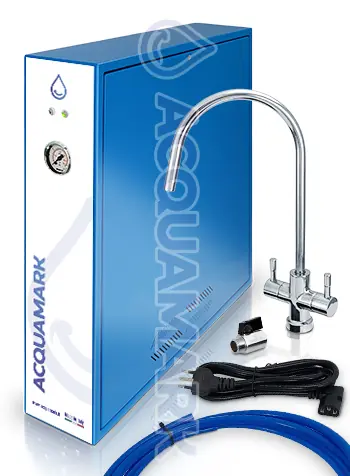 Acquamark Danubio Depuratore acqua con Osmosi Inversa diretta Sottolavello – 2 vie, Liscia/Gassata - osmosi inversa