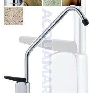 Acquamark 100 Rubinetto di prelievo per depuratori 1 via 1/4″ Cromato - rubinetto per depuratore