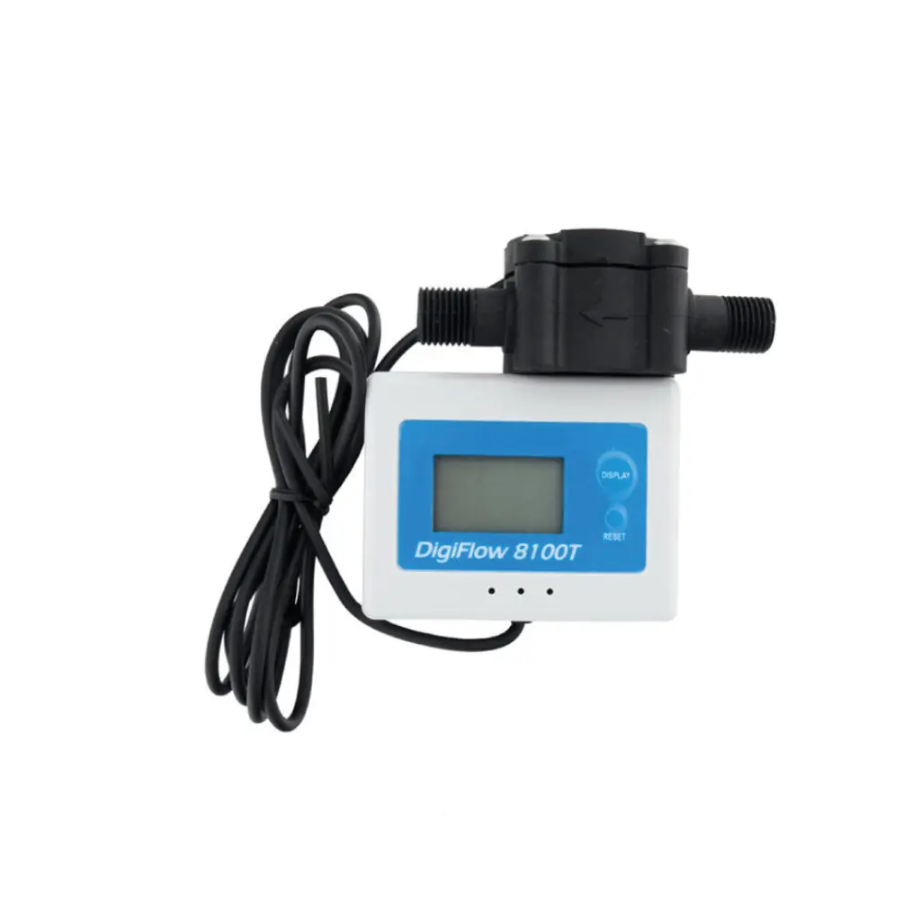 Contalitri LCD Digiflow 8100 monitoraggio tempo/litri - trattamento acqua Acquamark
