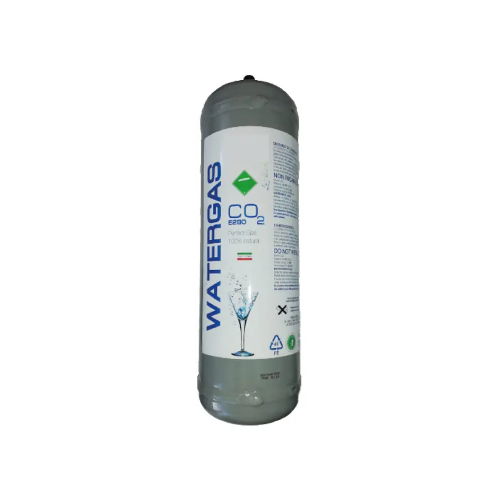 Bombola Co2 monouso E290 per refrigeratori acqua 1300gr - sistema acqua gasata Acquamark