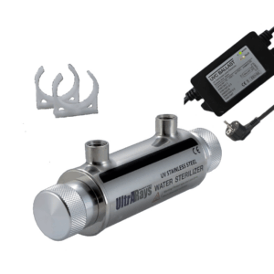 UltraRays sistema UV Completo 4W. 1/4″ – 0,9lt/min - sistema UV acqua Acquamark
