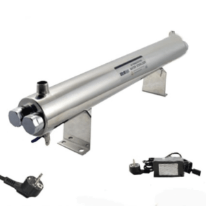 UltraRays sistema UV Completo 110W. (2x55W) 1″ M. con piedistallo – 76 LT/MIN - sistema UV acqua Acquamark
