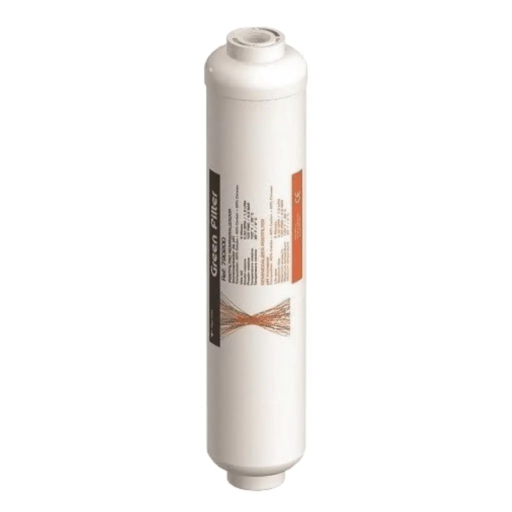 Green Filter Filtro in Linea remineralizzatore e regolatore del PH al cocco 1/4″ – 2″x10″ - filtro acqua Acquamark