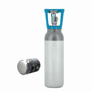 Kit gasatura - Bombola Co2 in acciaio ricaricabile 2Kg + Riduttore di pressione