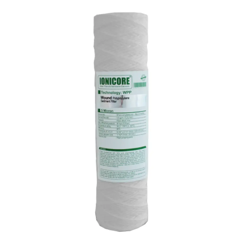 Ionicore cartuccia Polipropilene avvolto 9-3/4″ – 100 micron - filtro acqua Acquamark