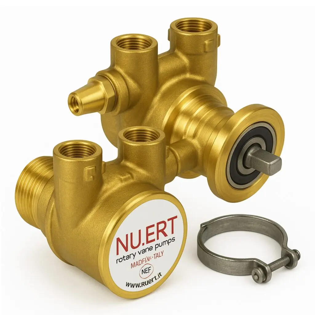 Pompa Nuert in ottone 400lt./h. con by-pass 3/8″ F - trattamento acqua Acquamark