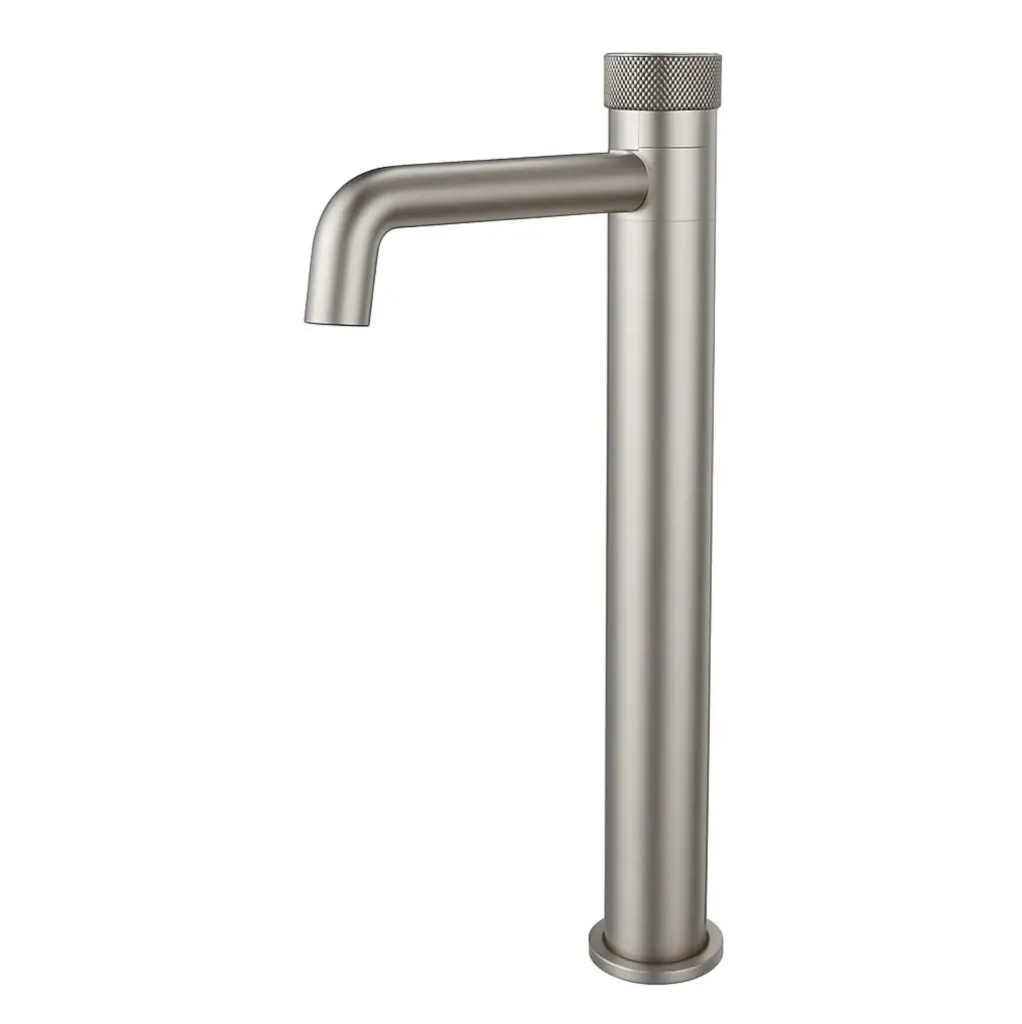 Acquamark Neck Colonnina per Erogatore Acqua 3 vie 1/4” – Nickel Spazzolato - trattamento acqua