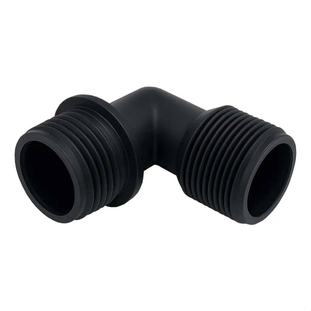 (4e, 5e) Clack WS1CI / WS1TC Gomito di scarico 3/4″ con o-ring senza dado - trattamento acqua Acquamark
