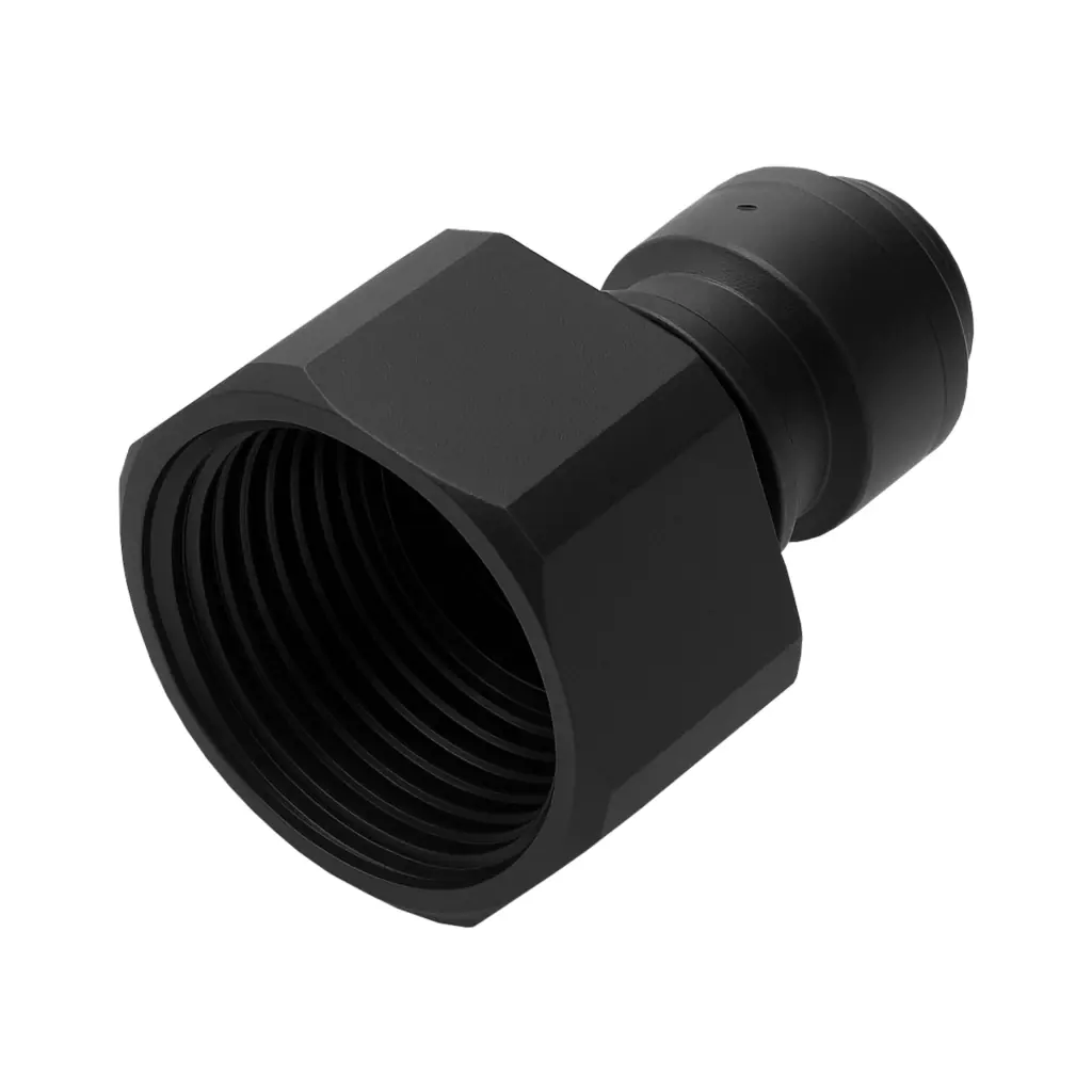 Terminale diritto femmina Ø tubo – filetto BSP (Tipo a Cono) 6MM x 3/8″ - ricambio trattamento acqua Acquamark