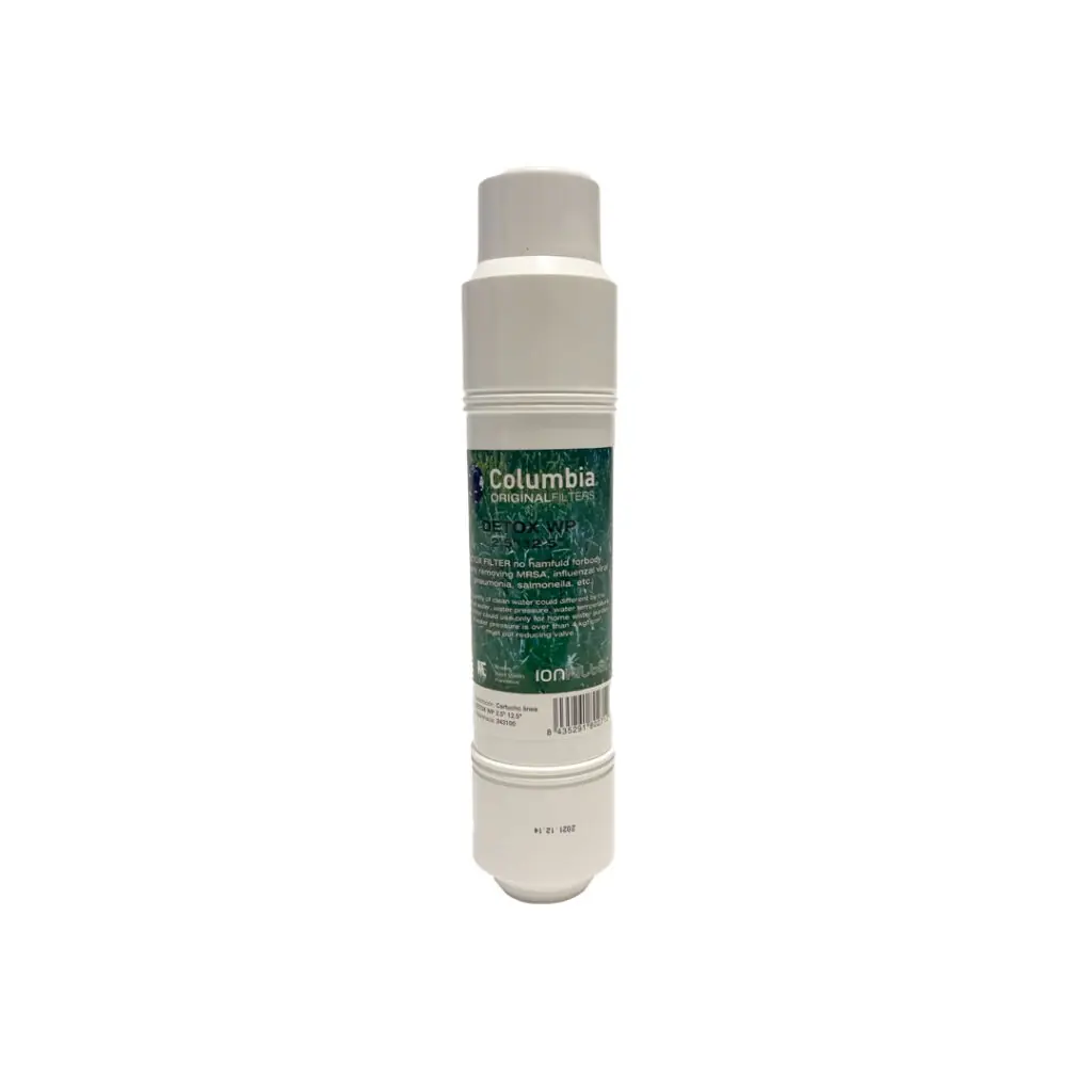 Detox ricambio Filtro in linea GAC battereostatico con codolo 1/4″ – 2,5″x11,5″ - filtro acqua Acquamark