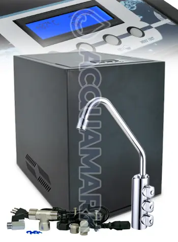 Acquamark – Sistema Osmosi Inversa Diretta 3 Vie 90 lt/h – Liscia, Fredda, Gassata – Made in Italy - osmosi inversa