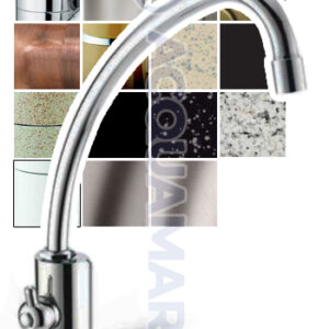 Acquamark 1035 Rubinetto di prelievo per depuratori 1 via 1/4″ Cromato - rubinetto per depuratore
