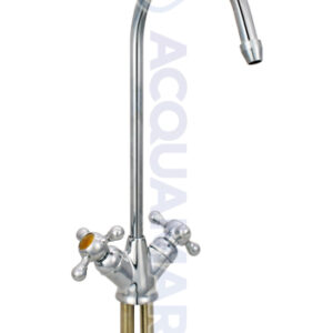 Acquamark 2008 Rubinetto di prelievo 2 vie per depuratori Acciaio Inox 1/4” Cromo - rubinetto per depuratore