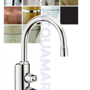 Acquamark 2011 Rubinetto di Prelievo 2 Vie per Depuratori Acciaio Inox 1/4″ Cromo - rubinetto per depuratore