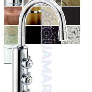Acquamark 3032 Rubinetto di Prelievo 3 Vie per Depuratori Acciaio Inox 1/4″ Cromo - rubinetto per depuratore