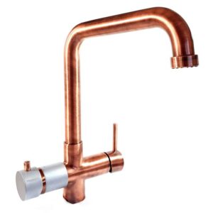 Acquamark 5009 – Rubinetto di Prelievo 5 Vie per Depuratori – Bronzo Spazzolato - rubinetto per depuratore