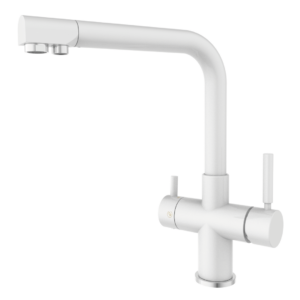 Rubinetto cucina 5 Vie per Depuratori 3/8" Bianco - Acquamark 5026